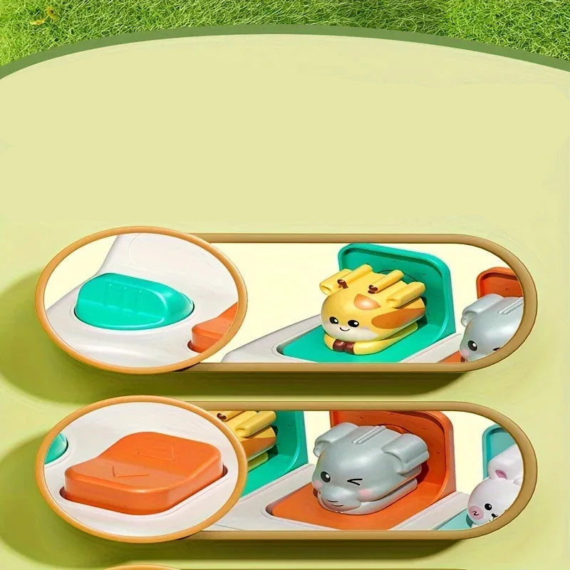 קופסת מונטסורי – חיות קופצות