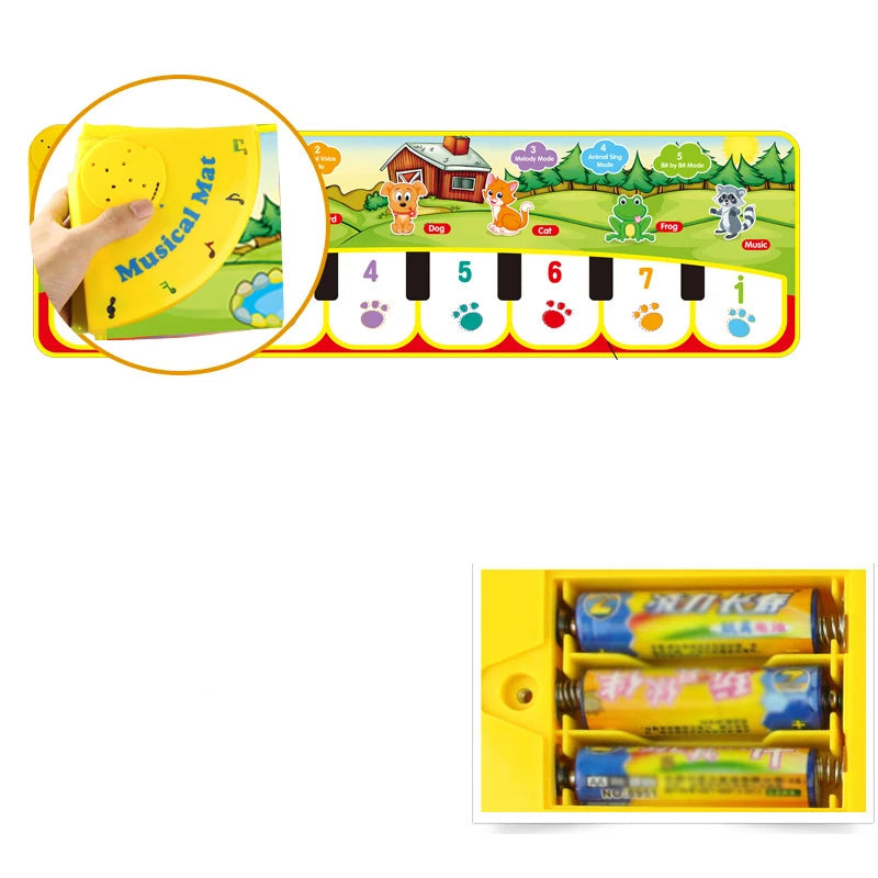 מזרן פסנתר מוזיקלי לילדים