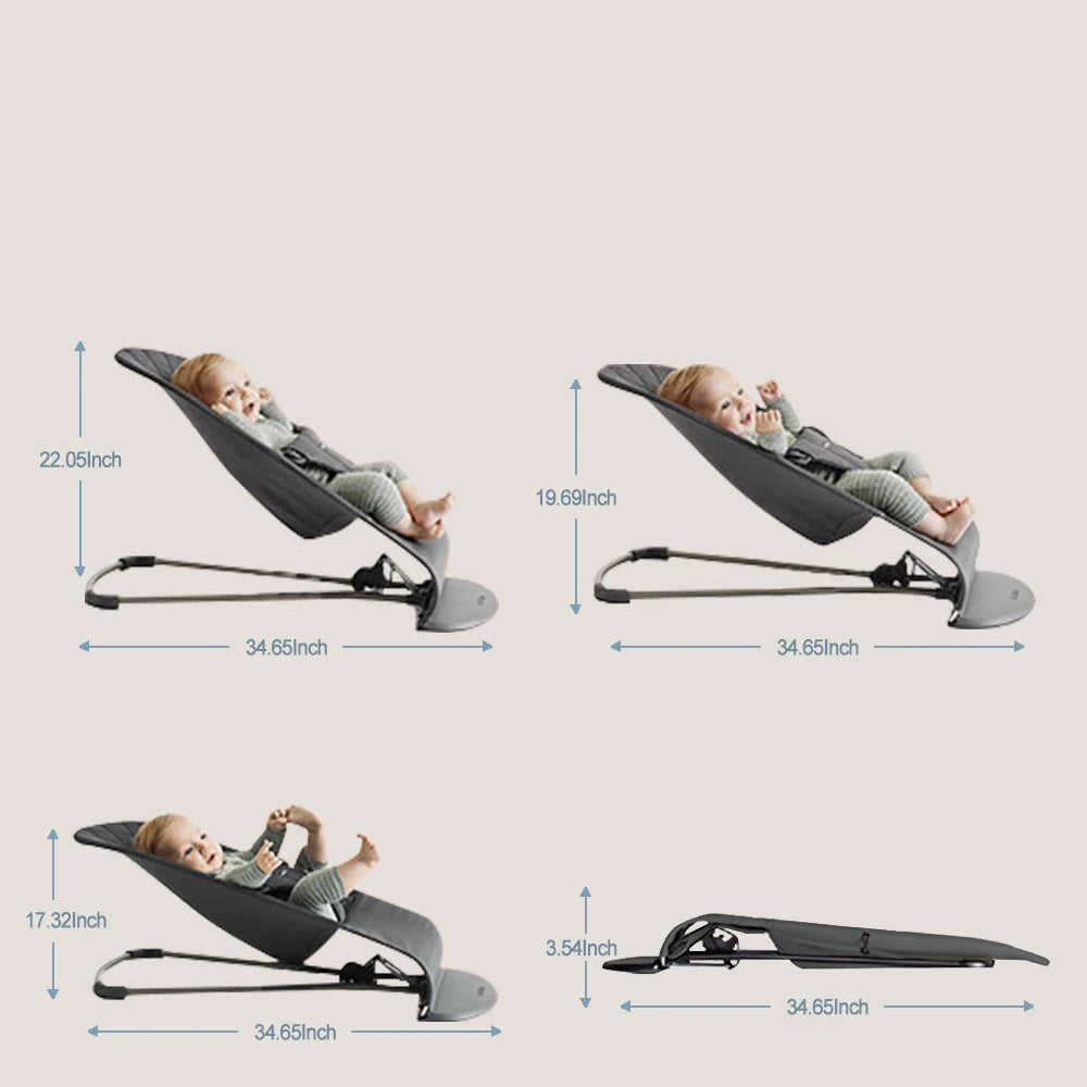 נדנדת תינוק מתקפלת עם צעצועים