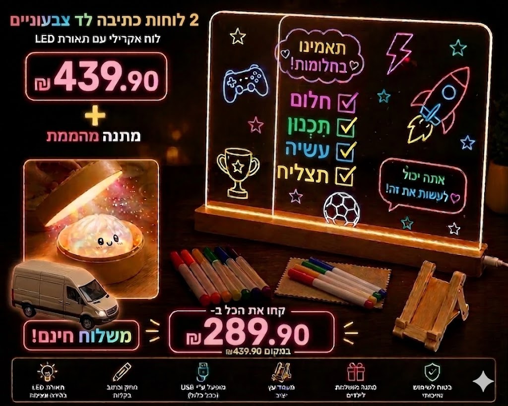 ✨ הלוח שיגרום לילדים לאהוב לצייר וללמוד