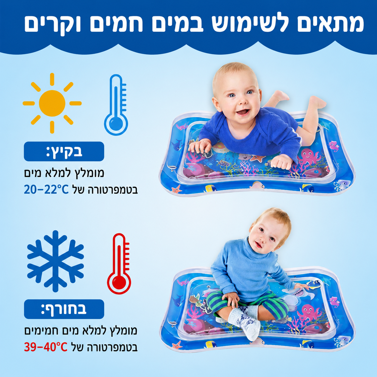 Tiny & Co - משטח מים לתינוק